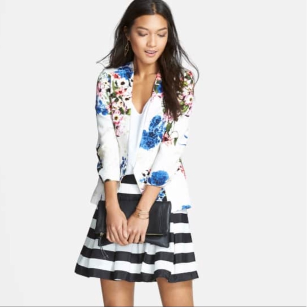 RO&DE FLORAL BLAZER